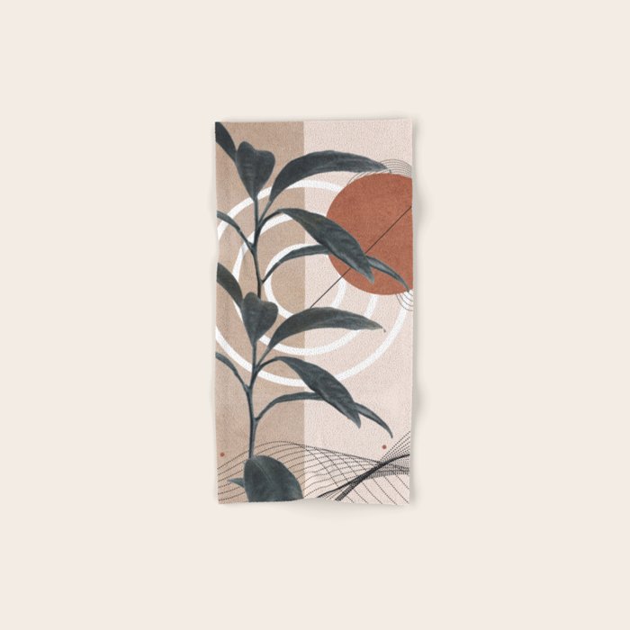 Plant Life Design 03 Bath Towel Gallery Image 1