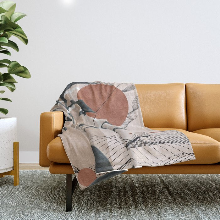 Plant Life Design 03 Throw Blanket Gallery Image 1