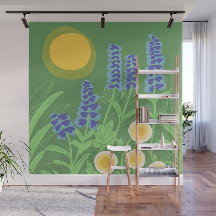 Morning in my garden Wall Mural Gallery Image 1