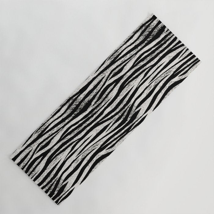 Black Forest Stripes Yoga Mat Gallery Image 1