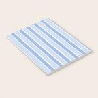 Baby Blue Cottage Stripes Vertical Pattern Notebook Gallery Image 3