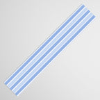 Baby Blue Cottage Stripes Vertical Pattern Table Runner Gallery Image 3