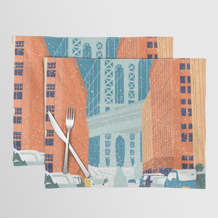 Manhattan Bridge, Brooklyn, NYC Placemat Gallery Image 1