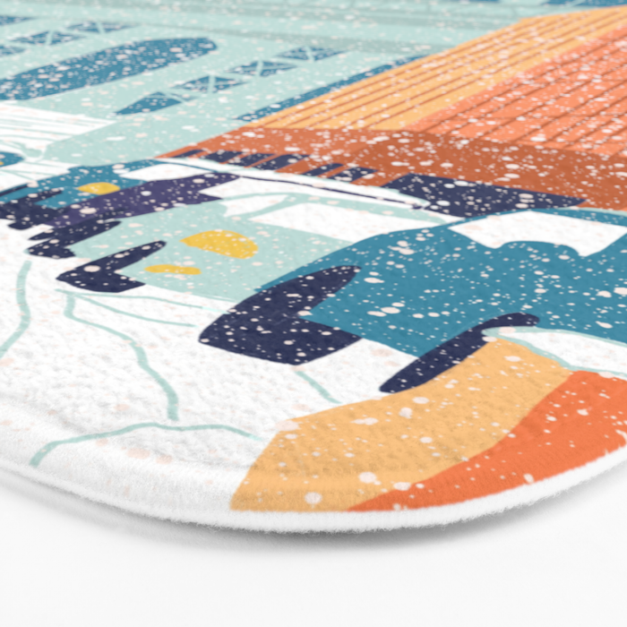 Manhattan Bridge, Brooklyn, NYC Bath Mat Gallery Image 3