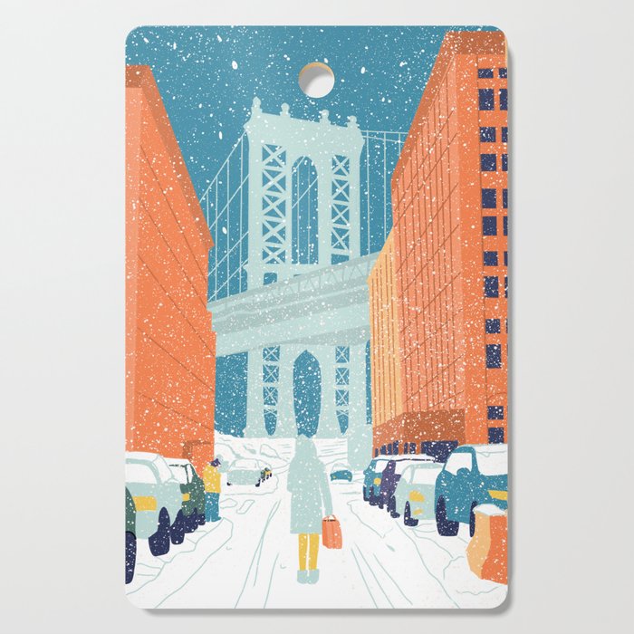 Manhattan Bridge, Brooklyn, NYC Cutting Board Gallery Image 1