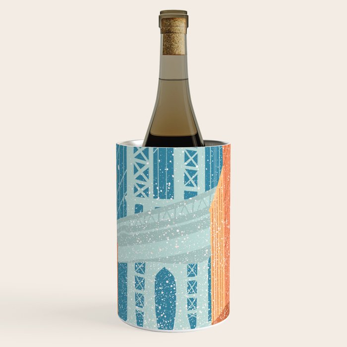 Manhattan Bridge, Brooklyn, NYC Wine Chiller Gallery Image 1