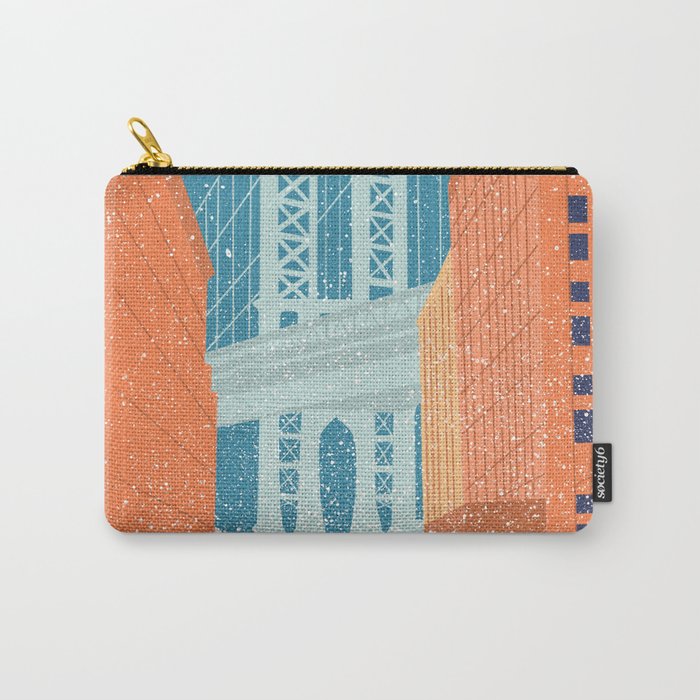 Manhattan Bridge, Brooklyn, NYC Carry All Pouch Gallery Image 1