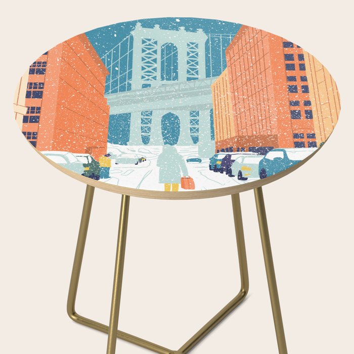 Manhattan Bridge, Brooklyn, NYC Side Table Gallery Image 2