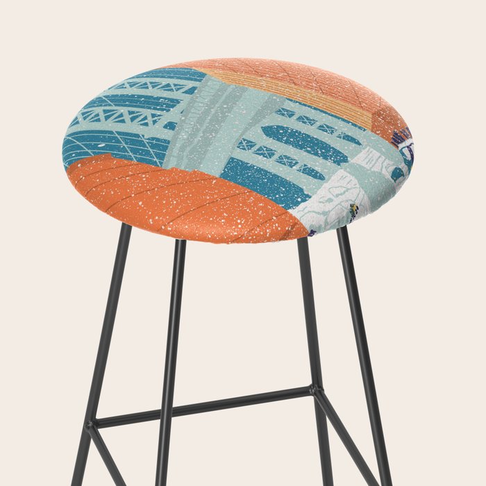 Manhattan Bridge, Brooklyn, NYC Stool Gallery Image 2