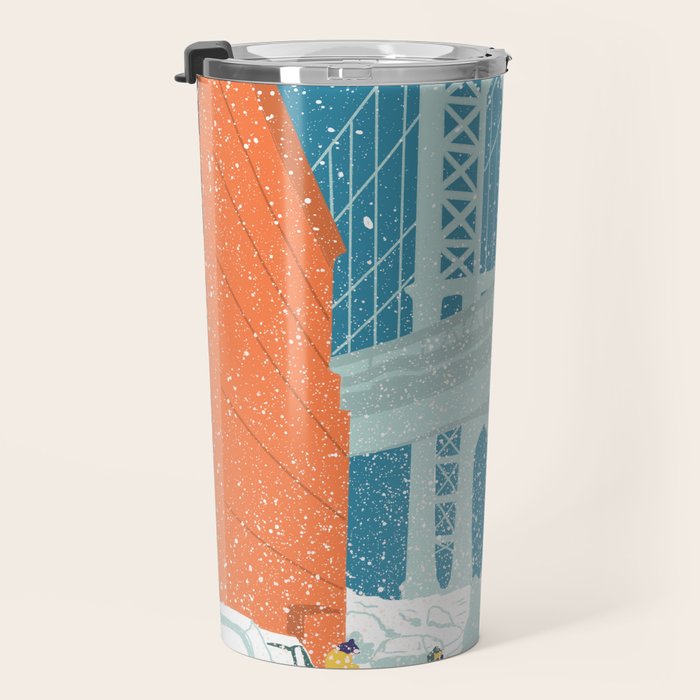 Manhattan Bridge, Brooklyn, NYC Travel Mug Gallery Image 3