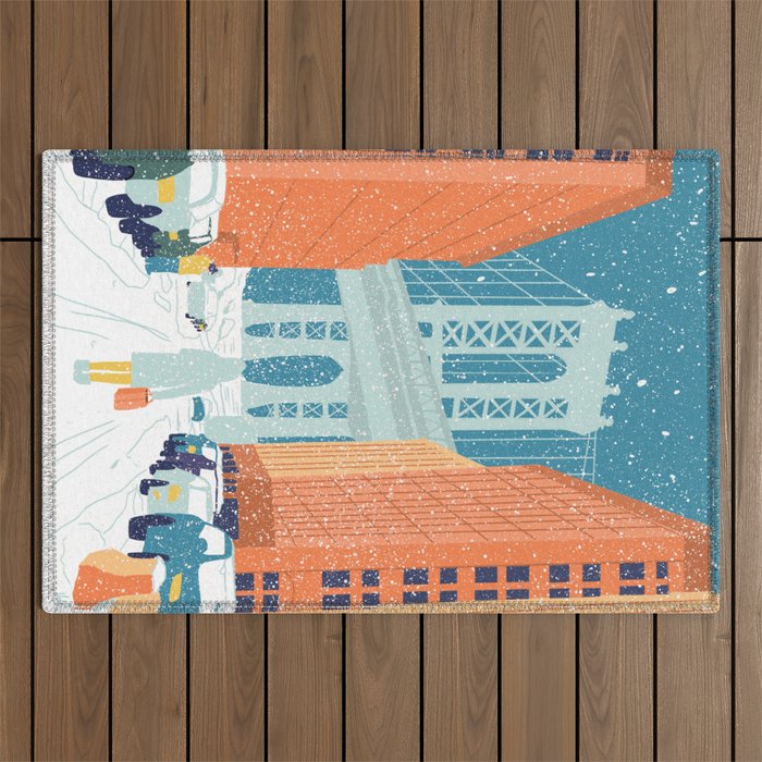 Manhattan Bridge, Brooklyn, NYC Outdoor Rug Gallery Image 1