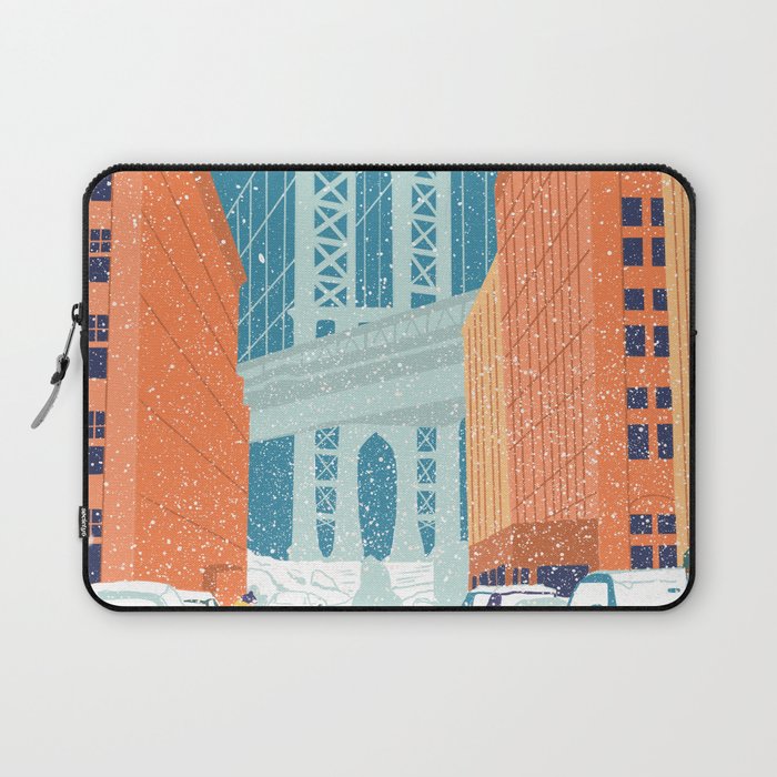 Manhattan Bridge, Brooklyn, NYC Laptop Sleeve Gallery Image 1