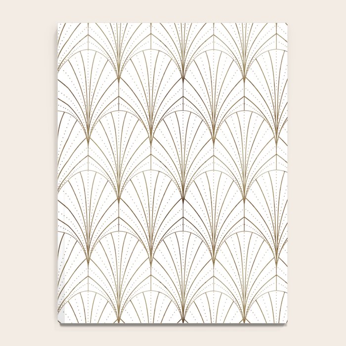 Art Deco Waterfalls // White Notebook Gallery Image 4
