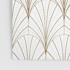 Art Deco Waterfalls // White Poster Gallery Image 3