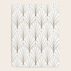Art Deco Waterfalls // White Poster Gallery Image 4