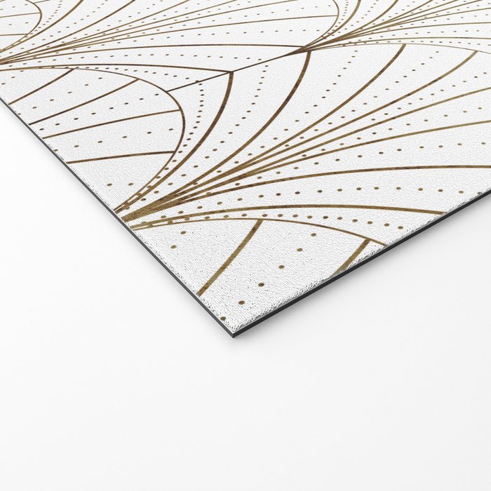 Art Deco Waterfalls // White Welcome Mat Gallery Image 2