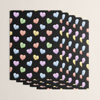 Colorful love heart candy pattern Wrapping Paper Gallery Image 3