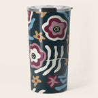 Artistic Floral Fantasy Travel Mug Gallery Image 1