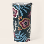 Artistic Floral Fantasy Travel Mug Gallery Image 2