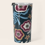Artistic Floral Fantasy Travel Mug Gallery Image 3