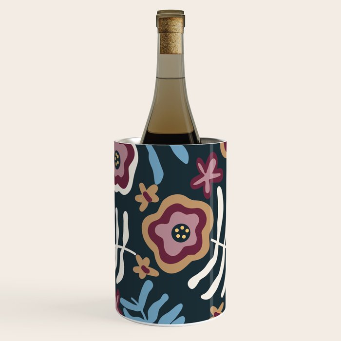 Artistic Floral Fantasy Wine Chiller Gallery Image 3
