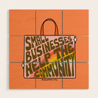 Small Businesses Help the Community Wood Wall Art Gallery Image 1