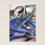 "The Dreaming Horses" by Franz Marc, 1913 Stationery Card Gallery Image 2