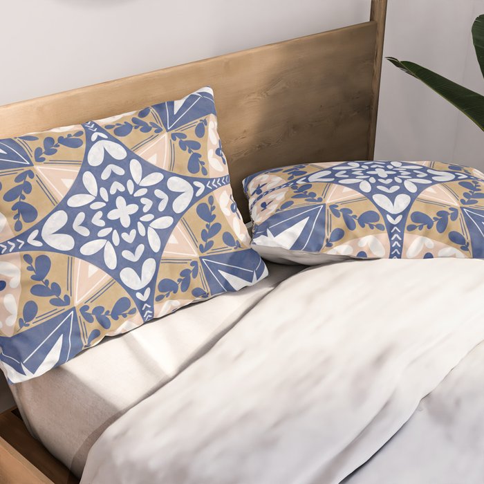 Nature Circular Tiles PB Pillow Sham Gallery Image 2