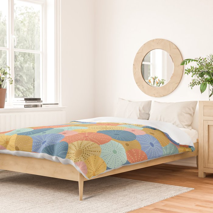 Coloful Sea Urchins 2 Duvet Cover Gallery Image 2