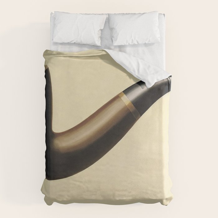 The Treachery of Images (This is not a pipe) by Rene Magritte Duvet Cover Gallery Image 6