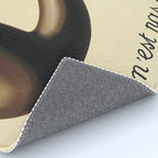 The Treachery of Images (This is not a pipe) by Rene Magritte Rug Gallery Image 4