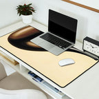 The Treachery of Images (This is not a pipe) by Rene Magritte Desk Mat Gallery Image 2
