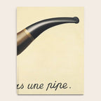 The Treachery of Images (This is not a pipe) by Rene Magritte Notebook Gallery Image 4