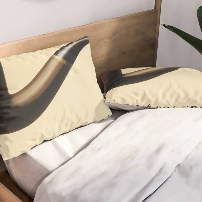 The Treachery of Images (This is not a pipe) by Rene Magritte Pillow Sham Gallery Image 2