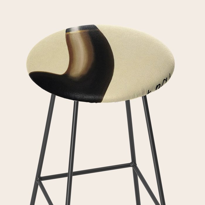 The Treachery of Images (This is not a pipe) by Rene Magritte Stool Gallery Image 2