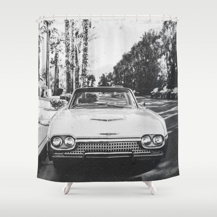 VINTAGE PALM SPRINGS Shower Curtain Gallery Image 1