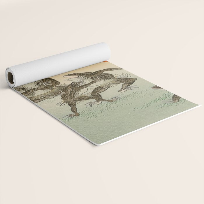 Frog Sumo - Ohara Koson Yoga Mat Gallery Image 2
