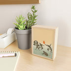 Frog Sumo - Ohara Koson Mini Art Print Gallery Image 2