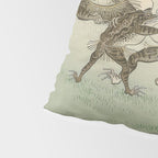 Frog Sumo - Ohara Koson Pillow Sham Gallery Image 4