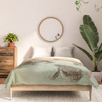 Frog Sumo - Ohara Koson Comforter Gallery Image 3
