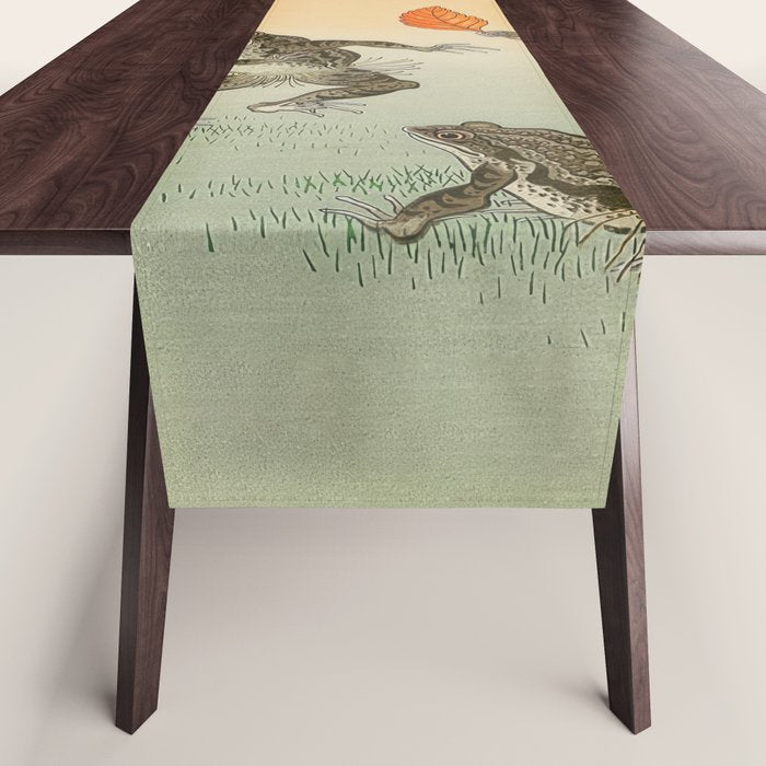 Frog Sumo - Ohara Koson Table Runner Gallery Image 1