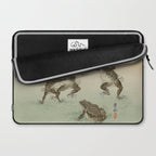 Frog Sumo - Ohara Koson Laptop Sleeve Gallery Image 2