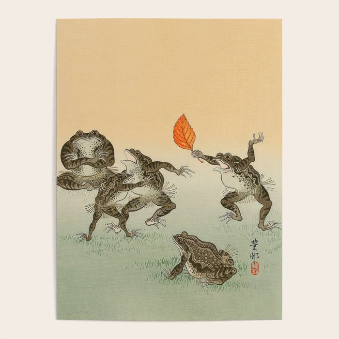 Frog Sumo - Ohara Koson Poster Gallery Image 4