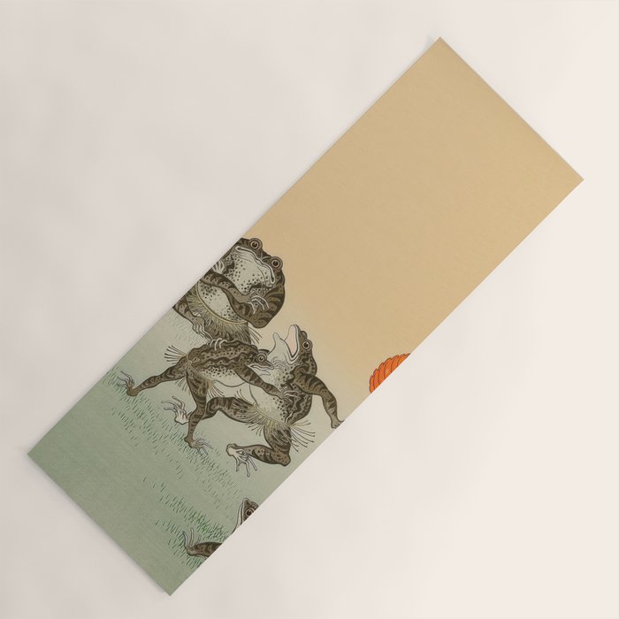 Frog Sumo - Ohara Koson Yoga Mat Gallery Image 1