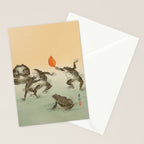 Frog Sumo - Ohara Koson Stationery Card Gallery Image 2