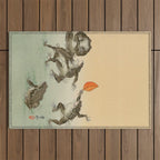 Frog Sumo - Ohara Koson Outdoor Rug Gallery Image 1