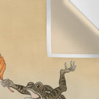 Frog Sumo - Ohara Koson Wall Tapestry Gallery Image 3