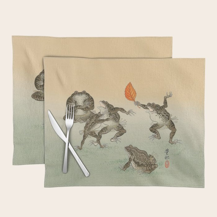 Frog Sumo - Ohara Koson Placemat Gallery Image 1