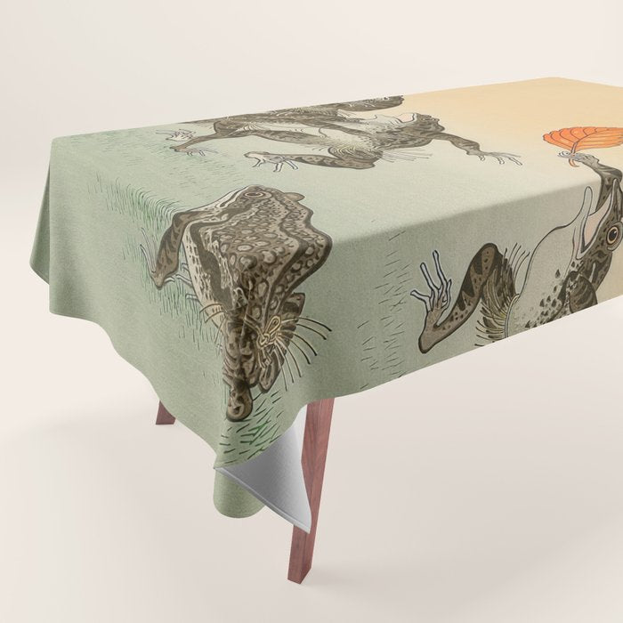 Frog Sumo - Ohara Koson Tablecloth Gallery Image 1