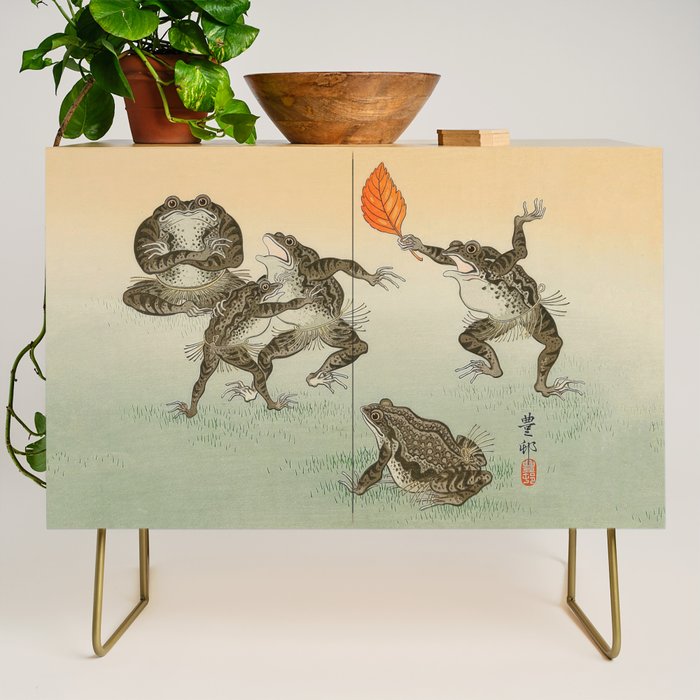 Frog Sumo - Ohara Koson Credenza Gallery Image 1